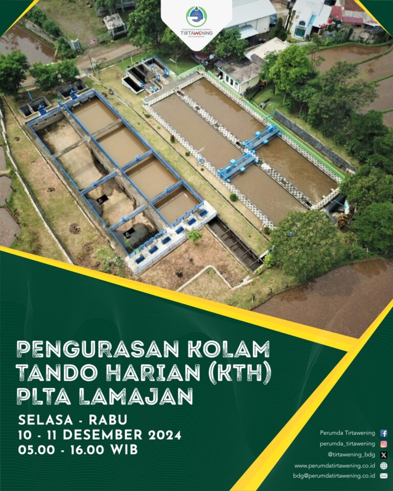Jadwal Perawatan Kolam Tando Harian ( KTH ) PLTA Lamajang